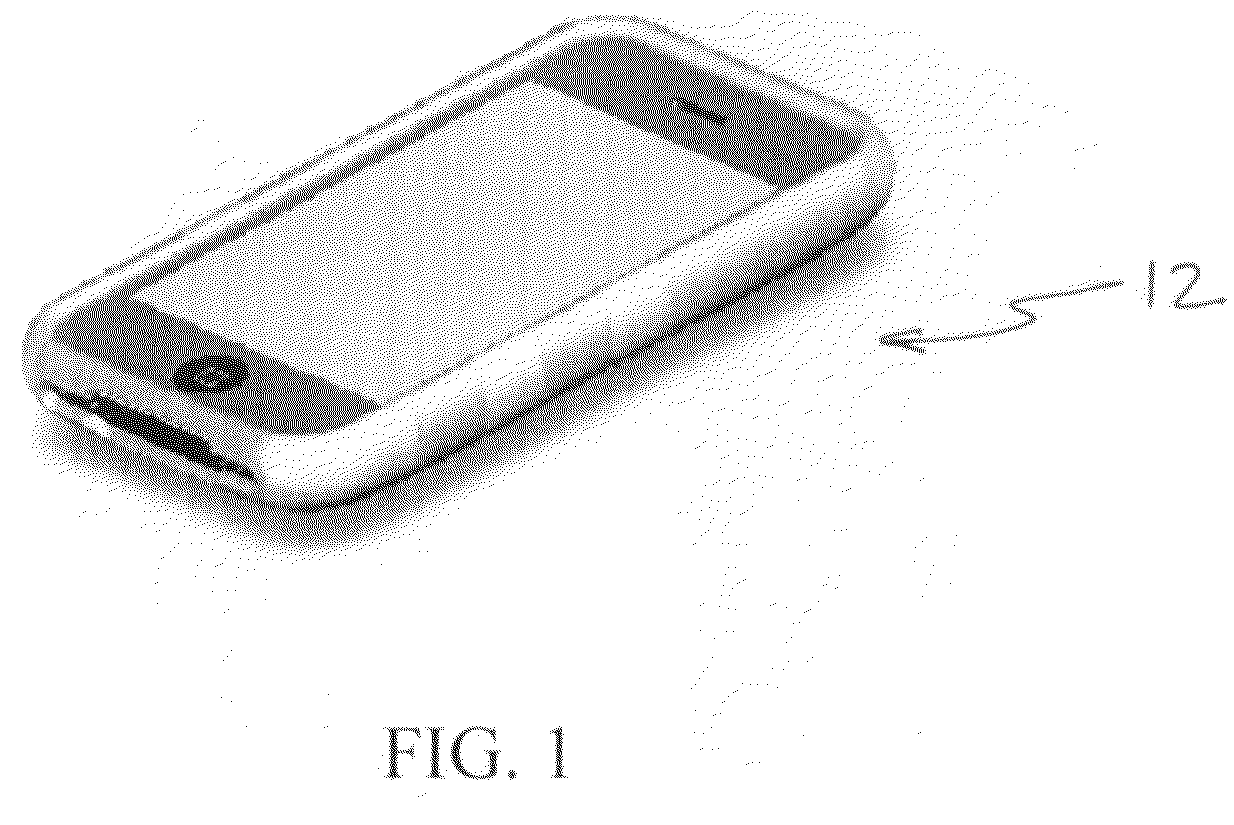 Protective case having a hybrid structure for portable handheld electronic devices