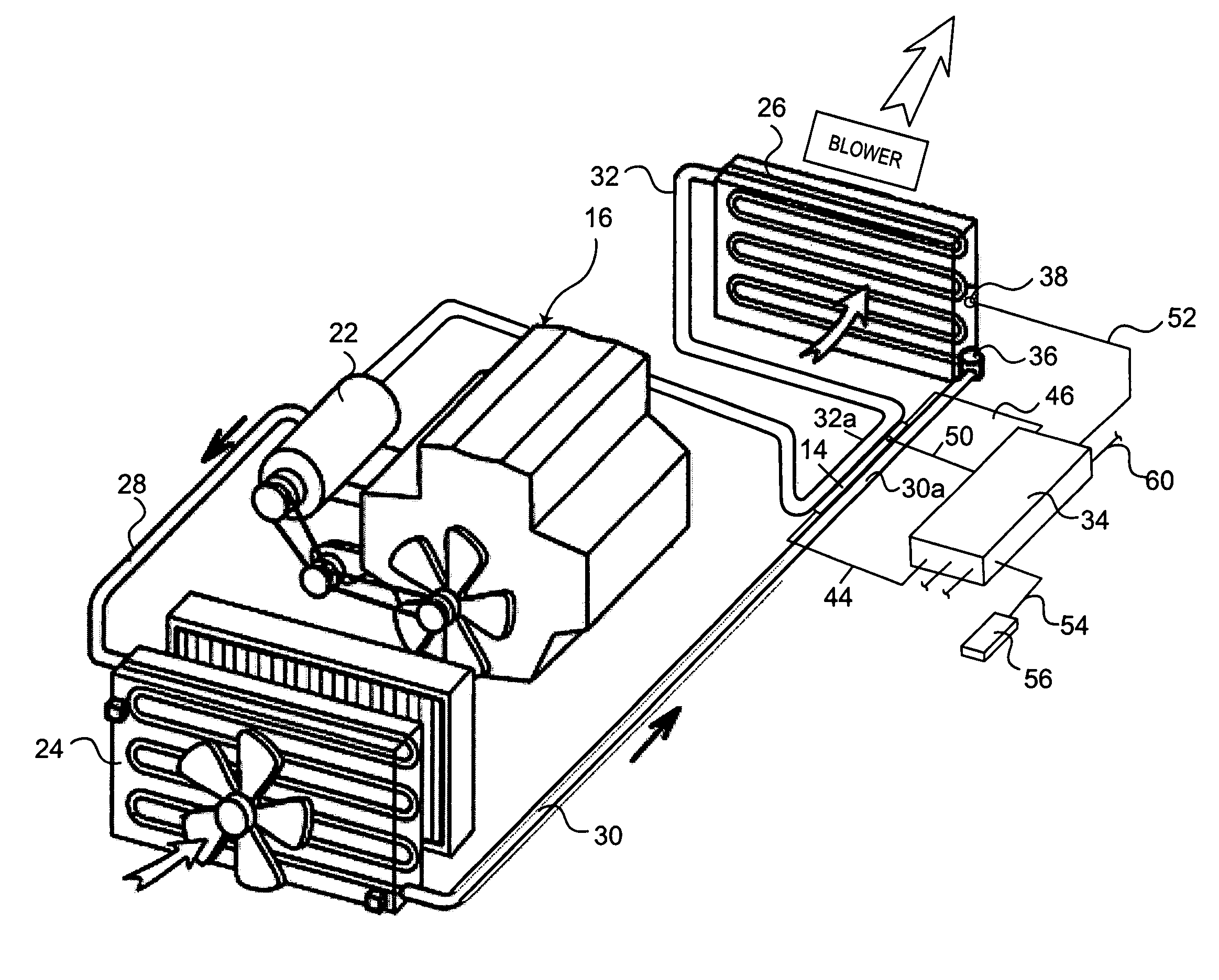 Vehicle air conditioning system