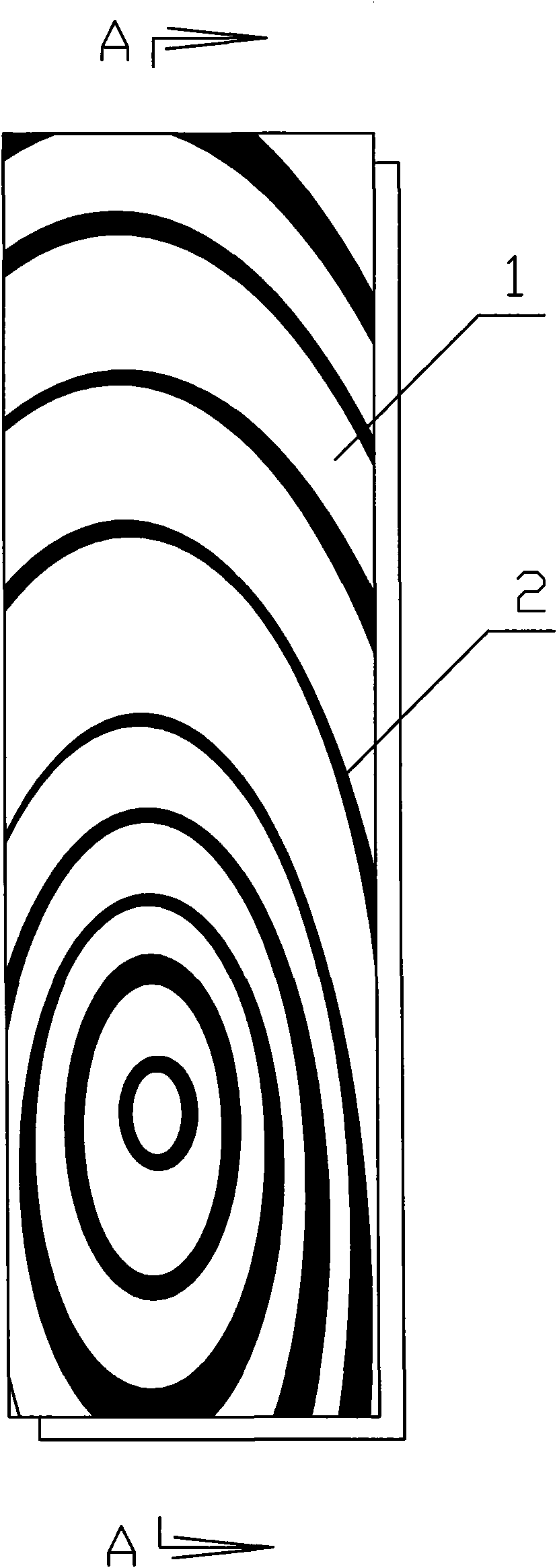 Floor board with upper surface having lumber grain groove and color and manufacturing method thereof