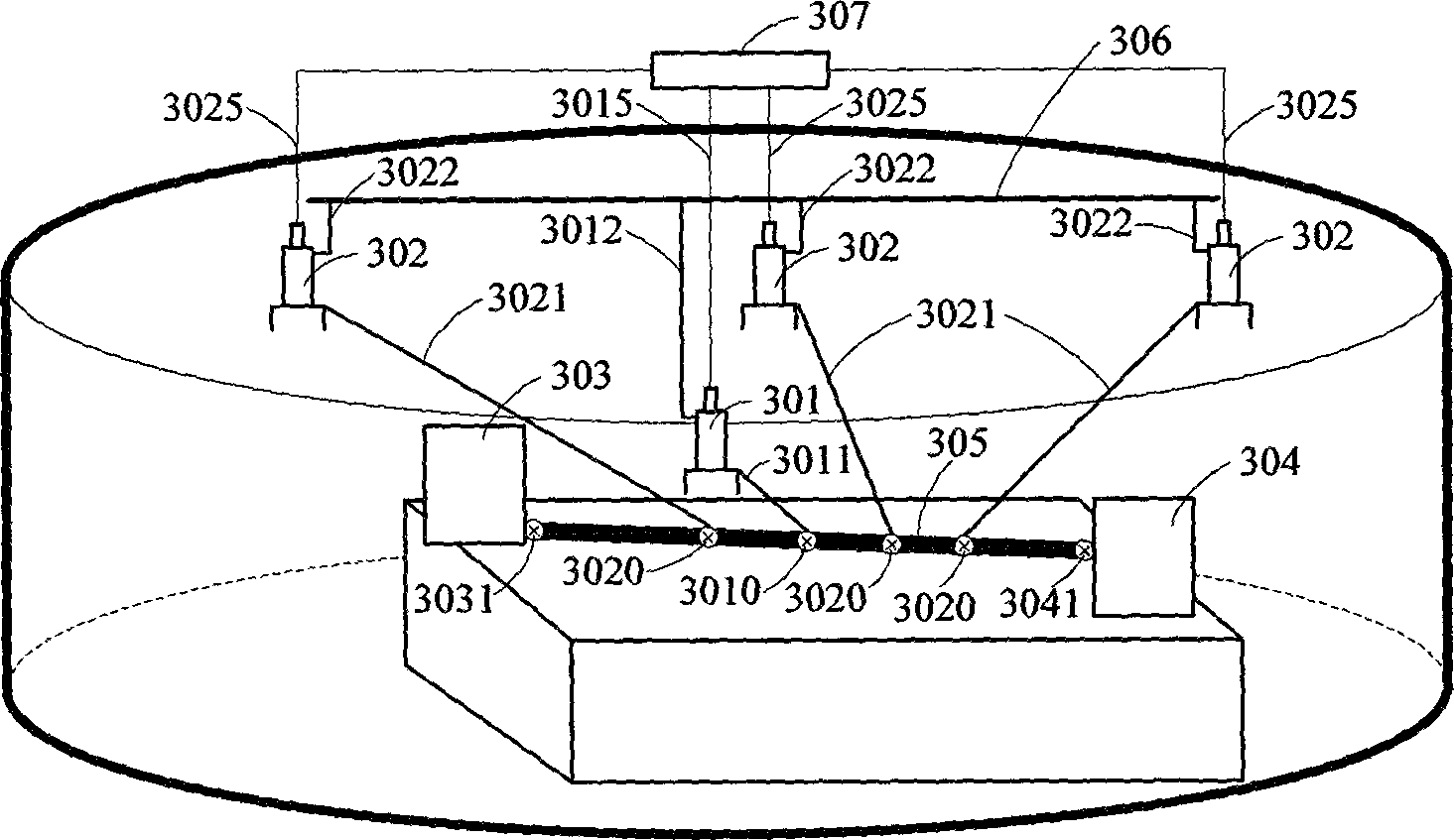 Static leveling device and system