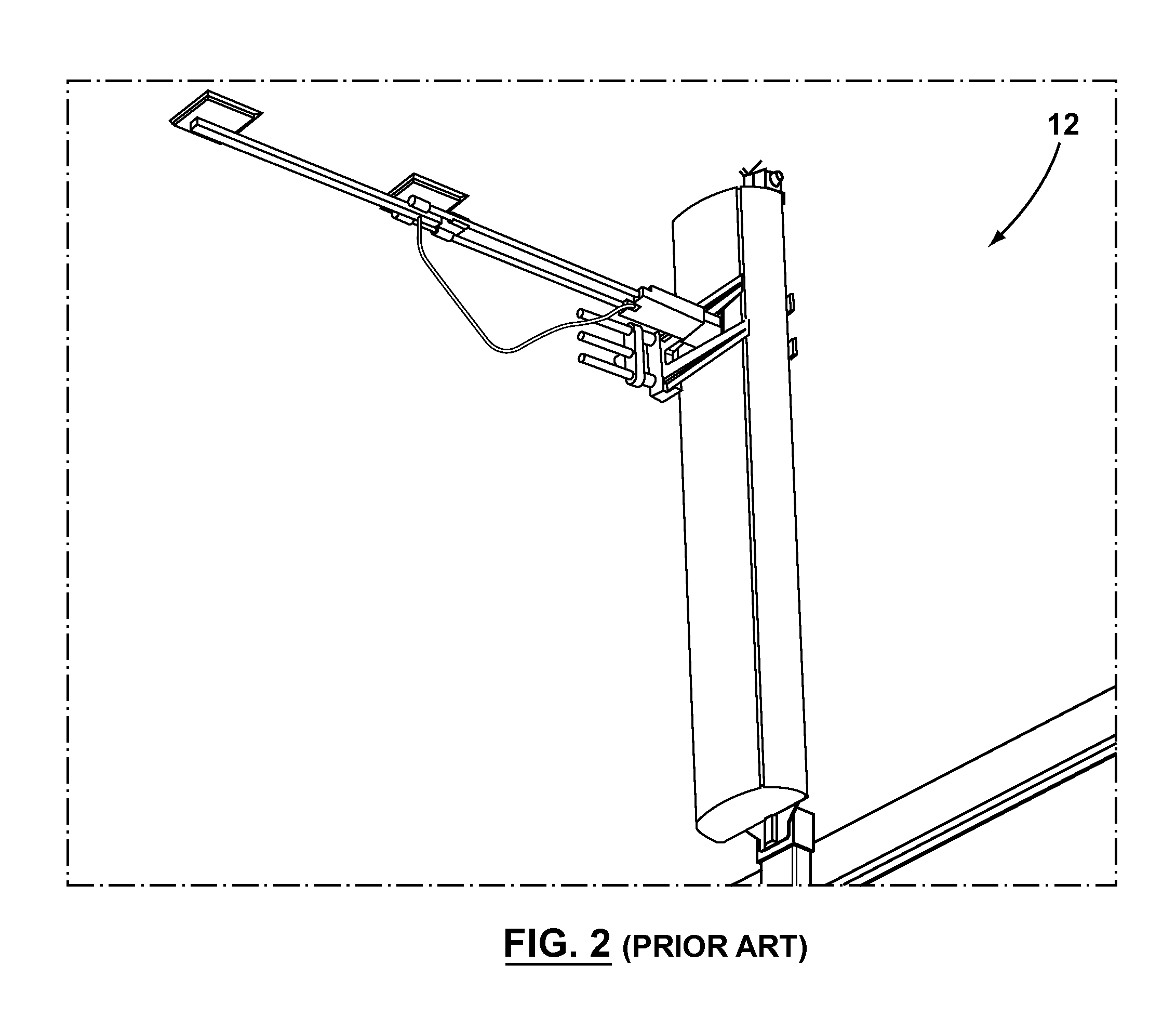 Apparatus and method for aligning an antenna in a reference position