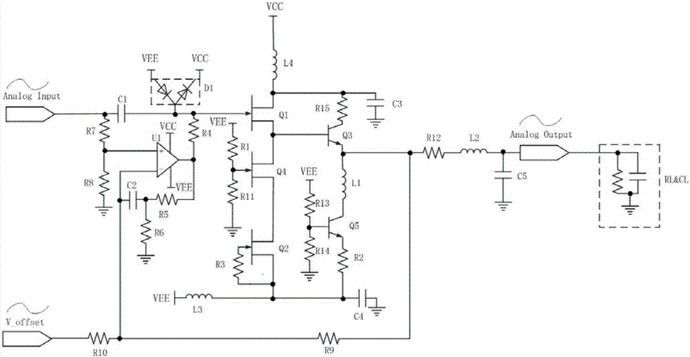 Impedance transformer network circuit structure