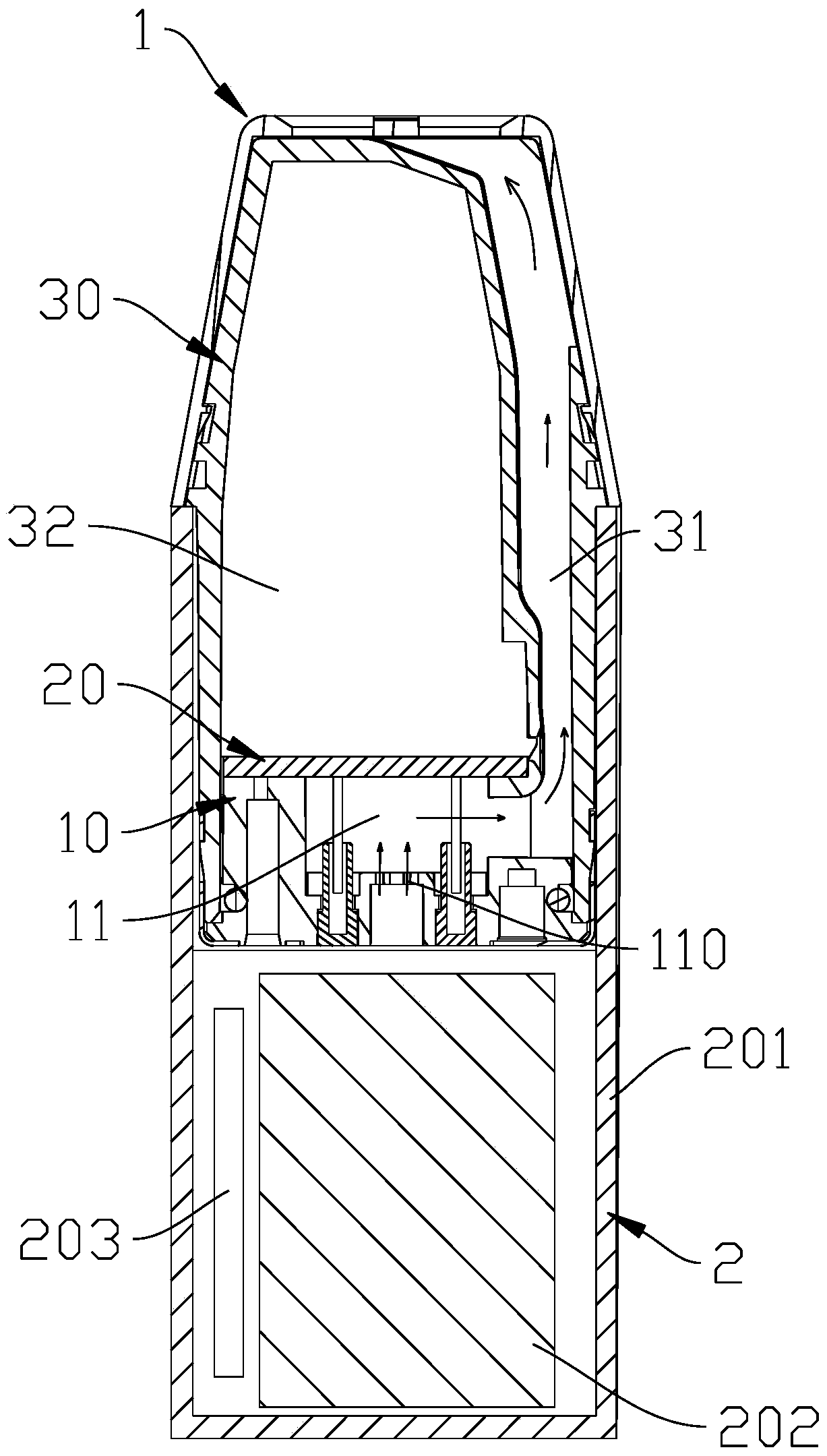 Electronic atomization device and atomizer and heating body thereof