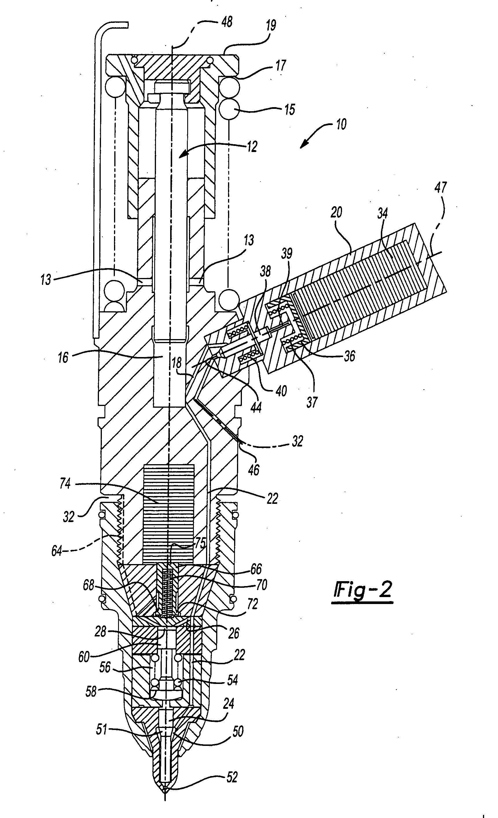 Fuel injector with dual piezo-electric actuator