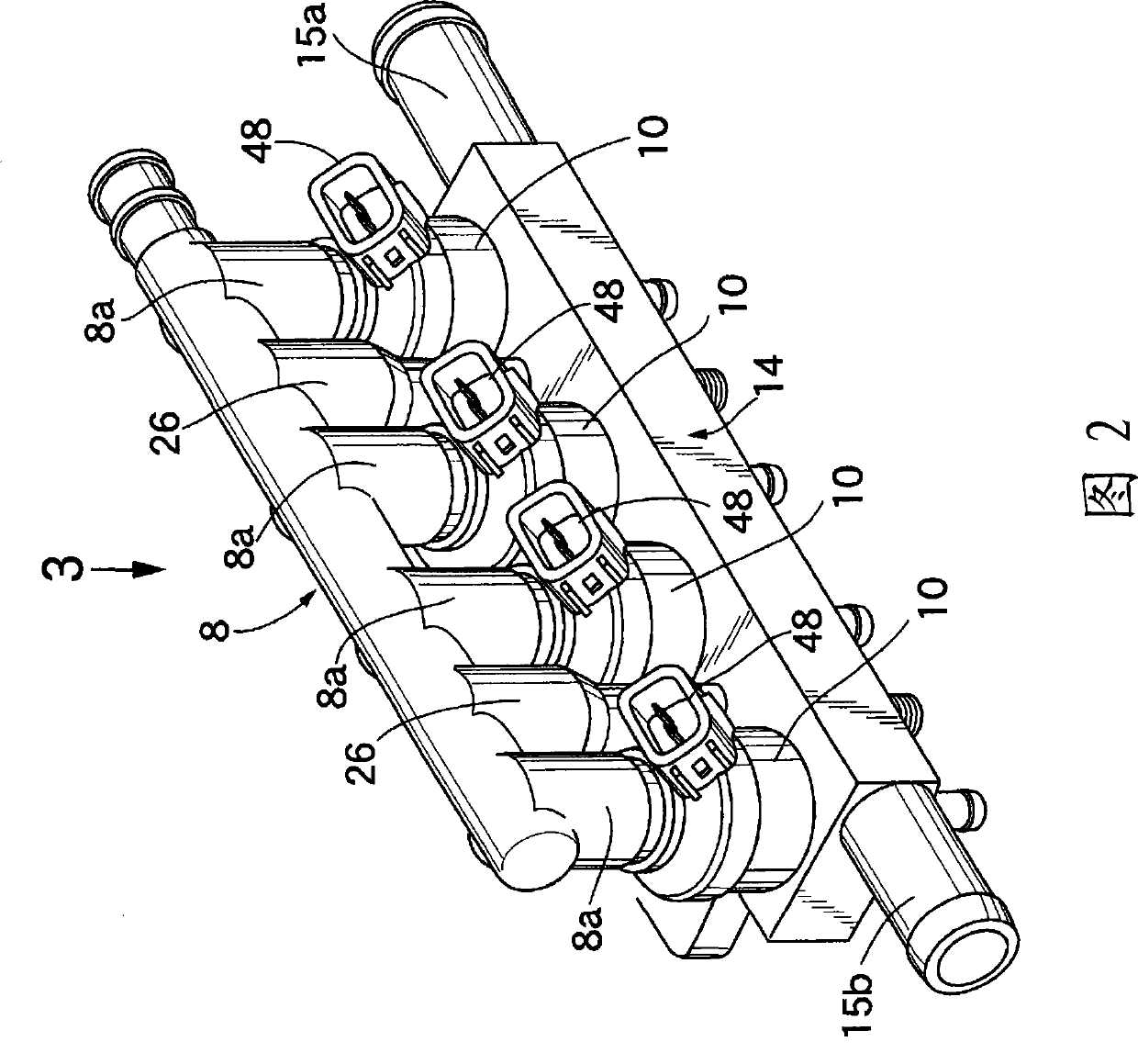 Engine gas fuel supply apparatus