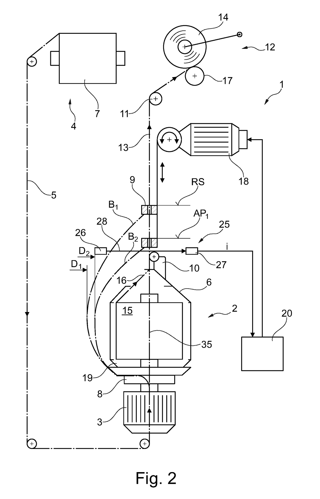 Method for operating a spindle of a two-for-one twisting or cabling machine