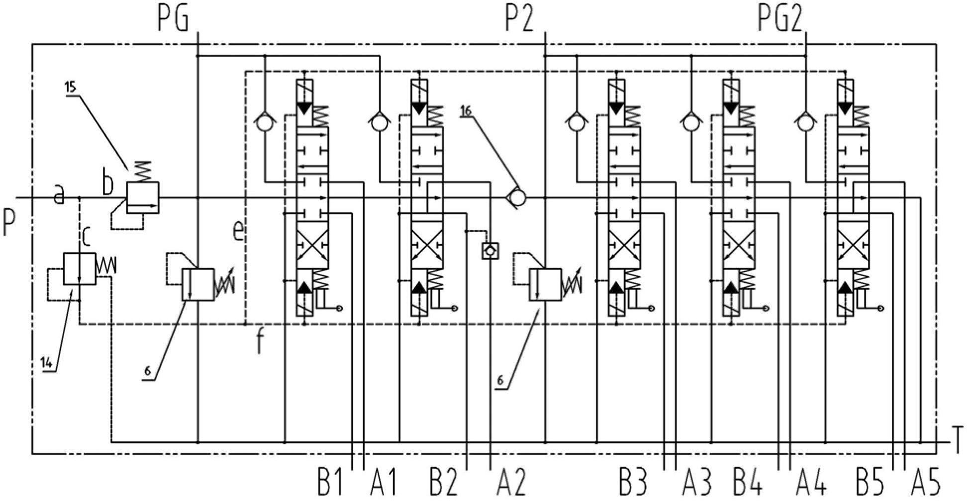 Electro-hydraulic multiple-way directional valve