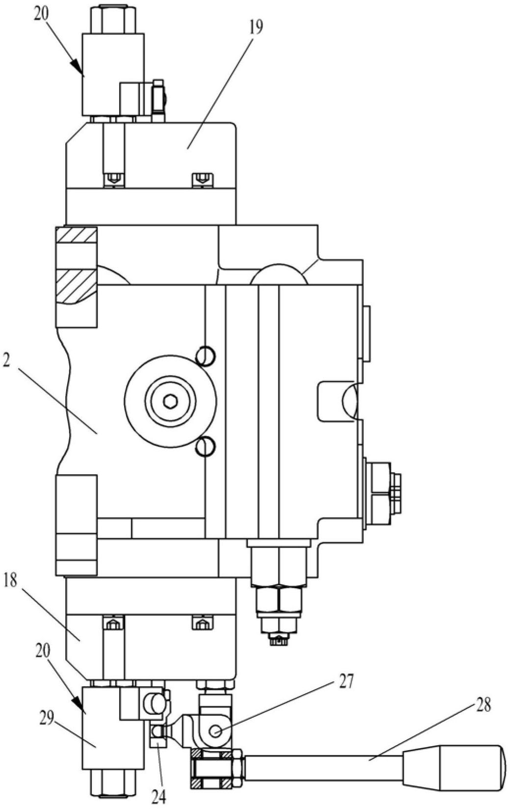 Electro-hydraulic multiple-way directional valve