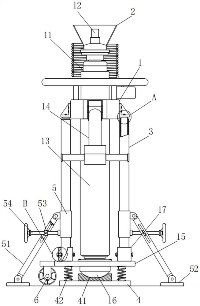 Anchor rod drilling machine with geological recognition function