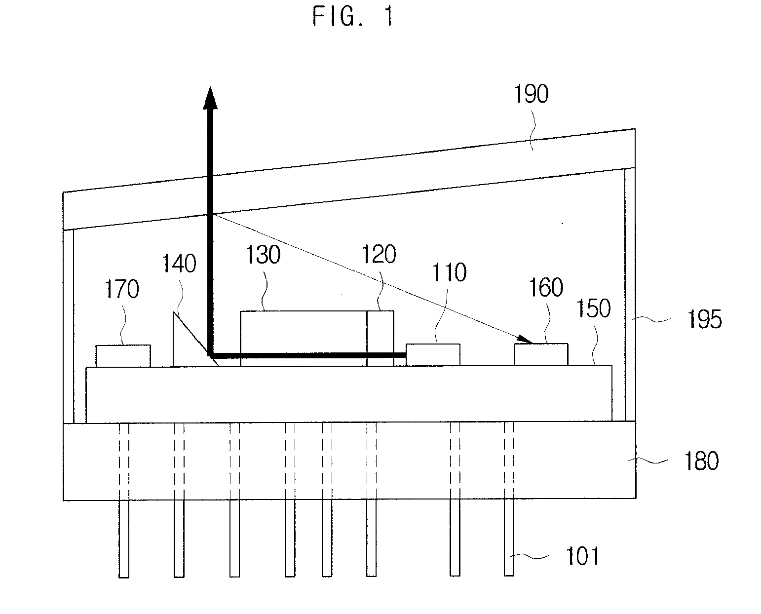 Laser module package and display apparatus using the same