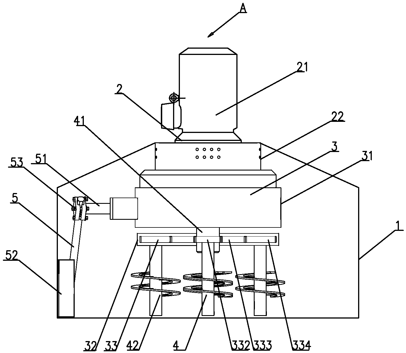 Multi-track vertical-shaft planetary mixer