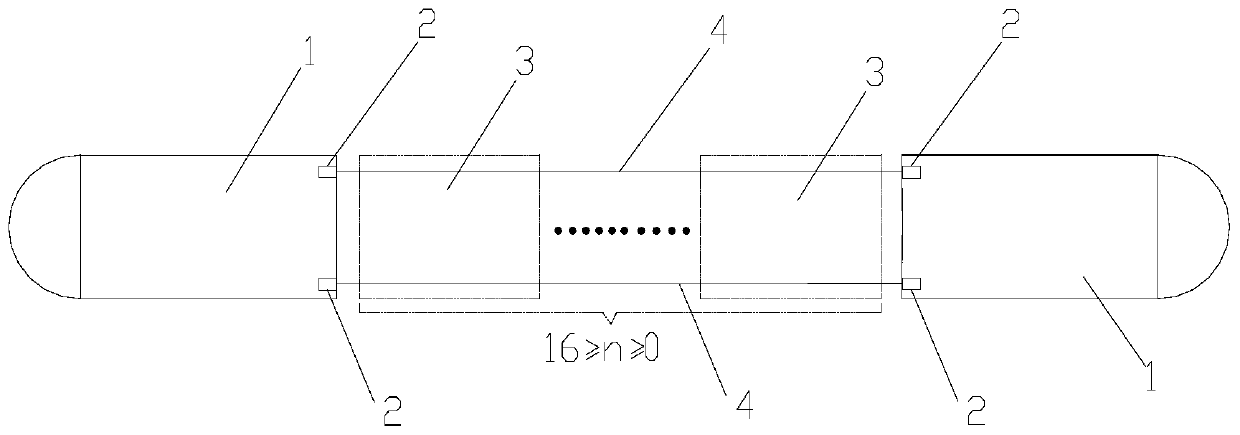 Power supply control method for flexible marshalling EMU trains with centralized power