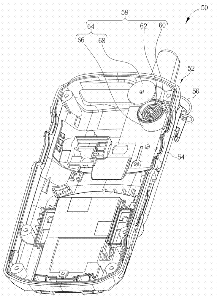 Portable touch device with a stylus receiving function