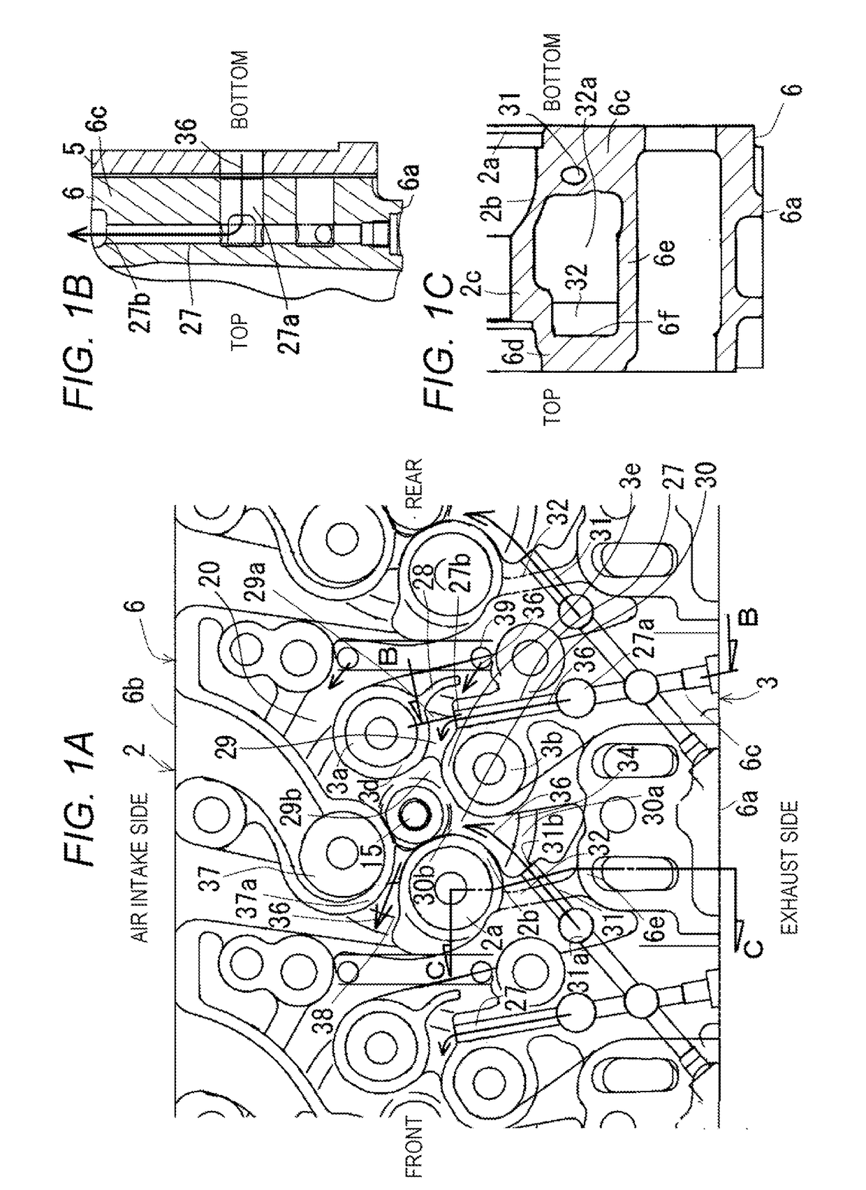 Water cooled engine