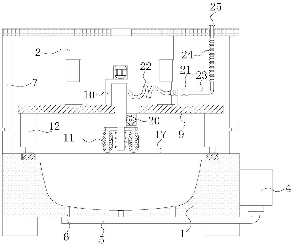 Acrylic plate blister device for bathtub production