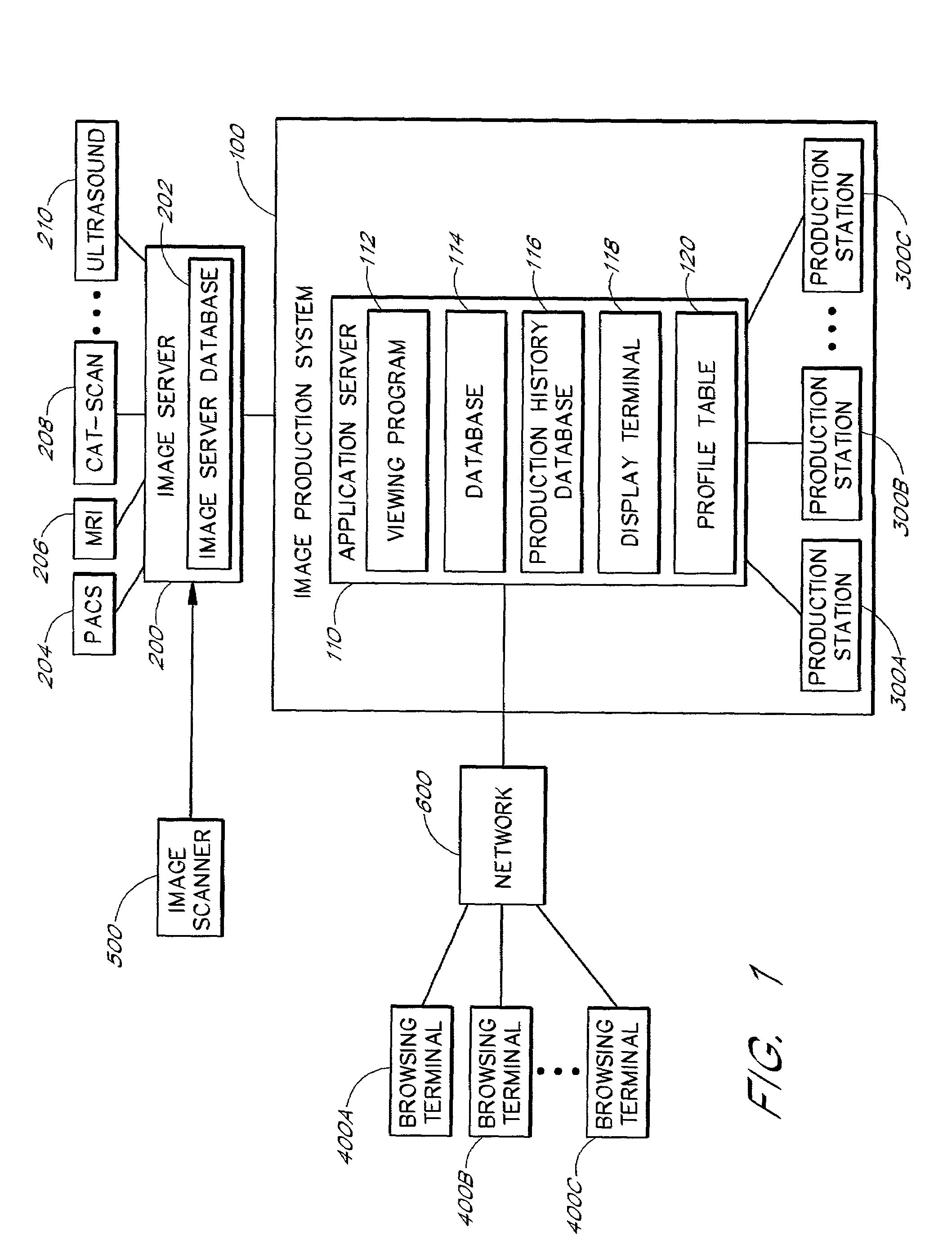 System and method for producing medical image data onto portable digital recording media