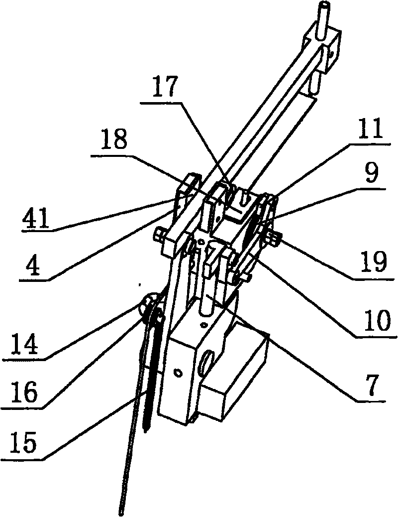 Wire lead solder device for screw energy conserving lamp assembling production