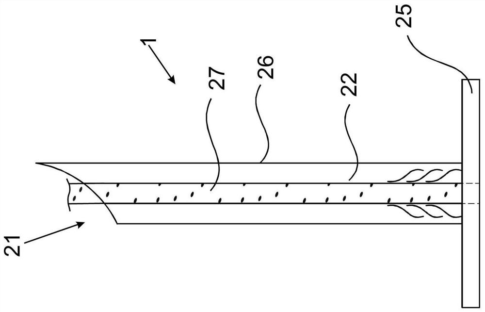 Station and yarn guide of rotor spinning machine