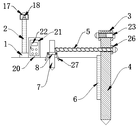 Foundation pit supporting structure based on multiple mini piles and construction method of foundation pit supporting structure