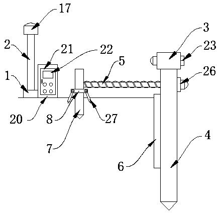 Foundation pit supporting structure based on multiple mini piles and construction method of foundation pit supporting structure