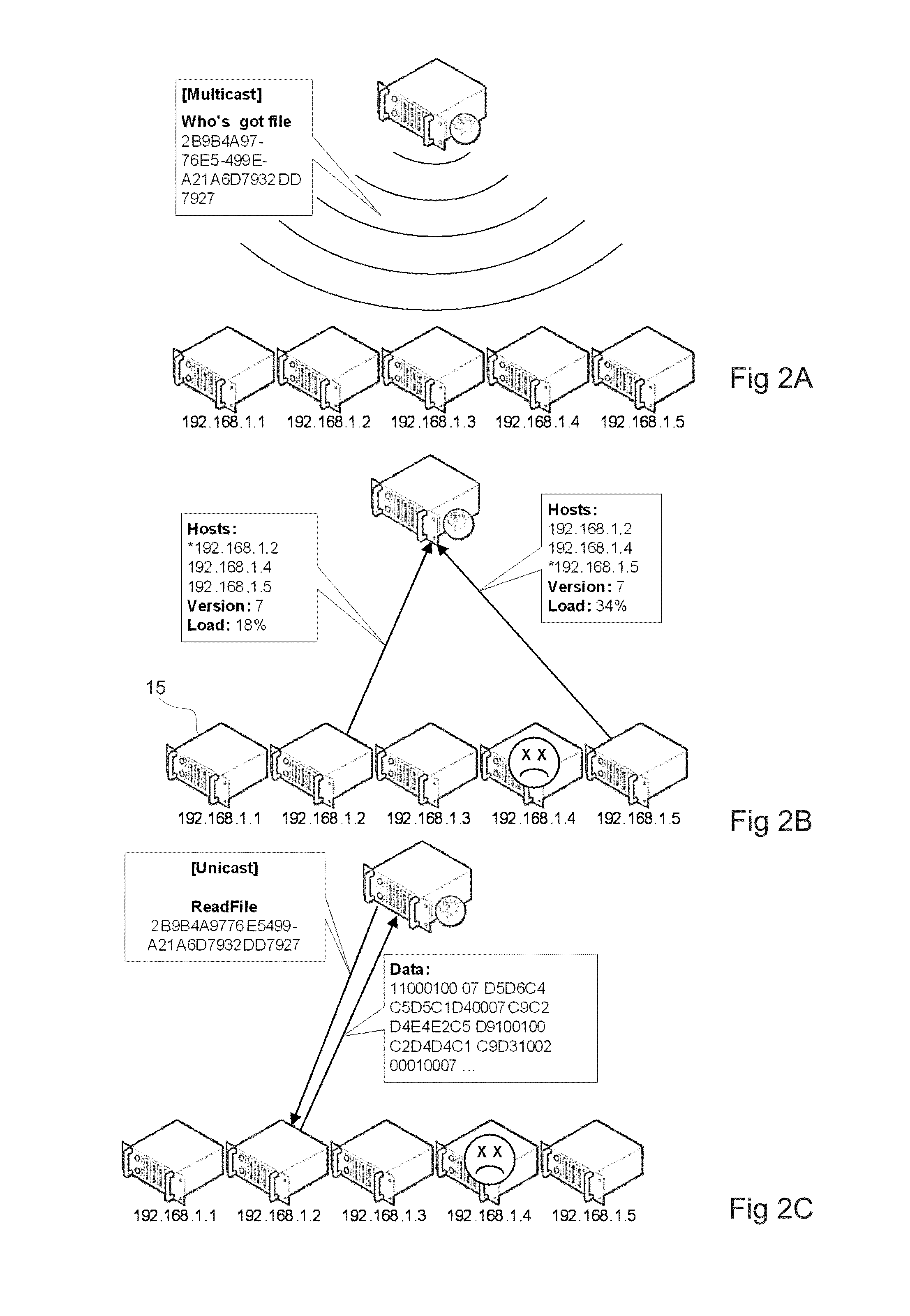 Method and device for writing data to a data storage system comprising a plurality of data storage nodes