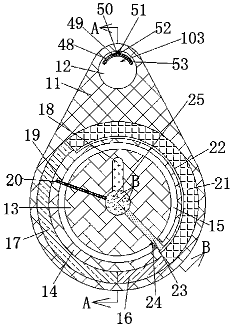 A three-color reminder wall clock