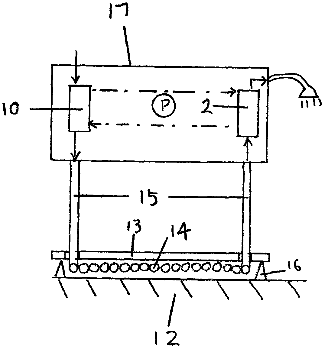 Method and device for wastewater waste heat utilizing of heat pump water heater