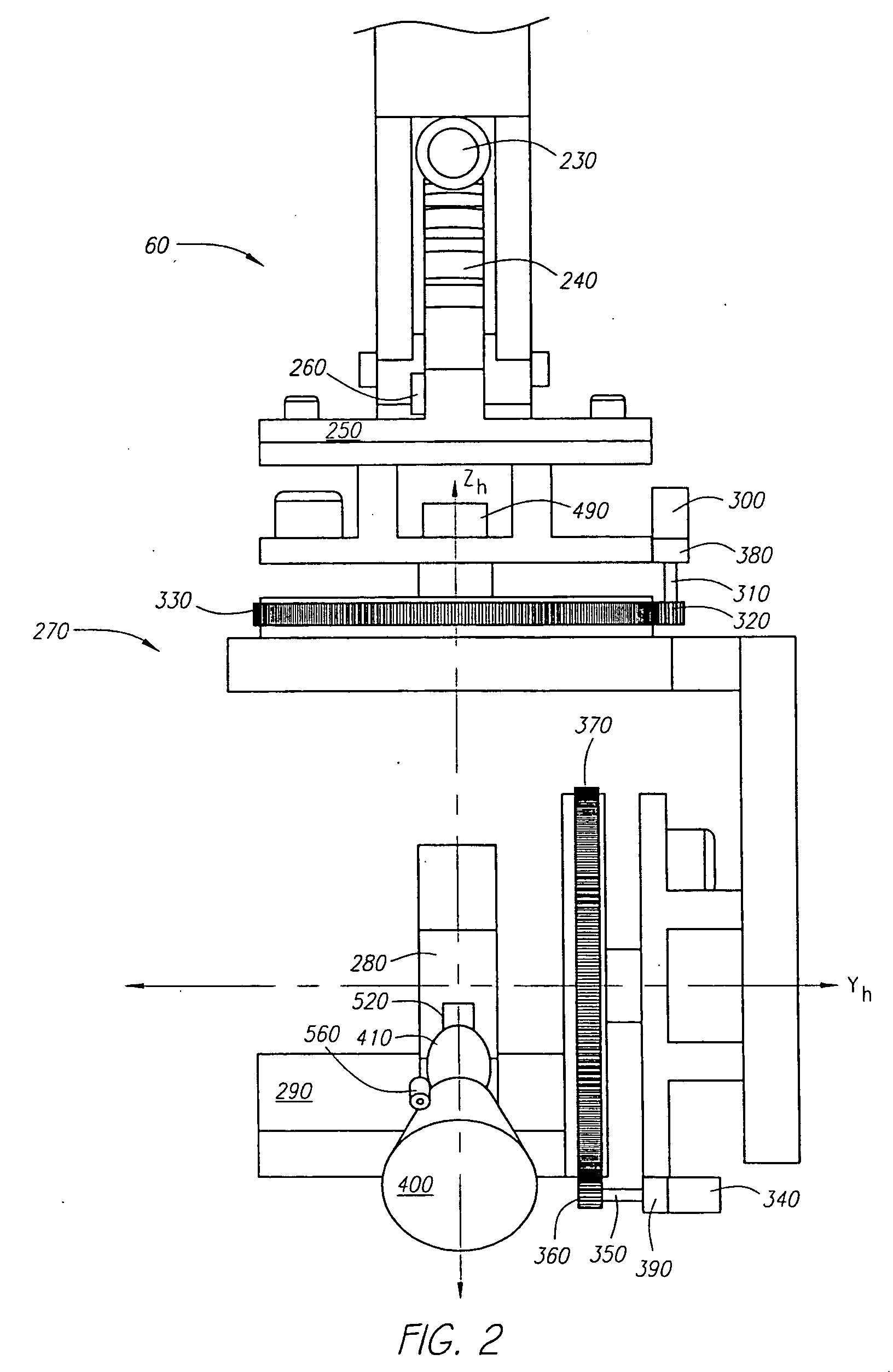 Automatic pan and tilt compensation system for a camera support structure