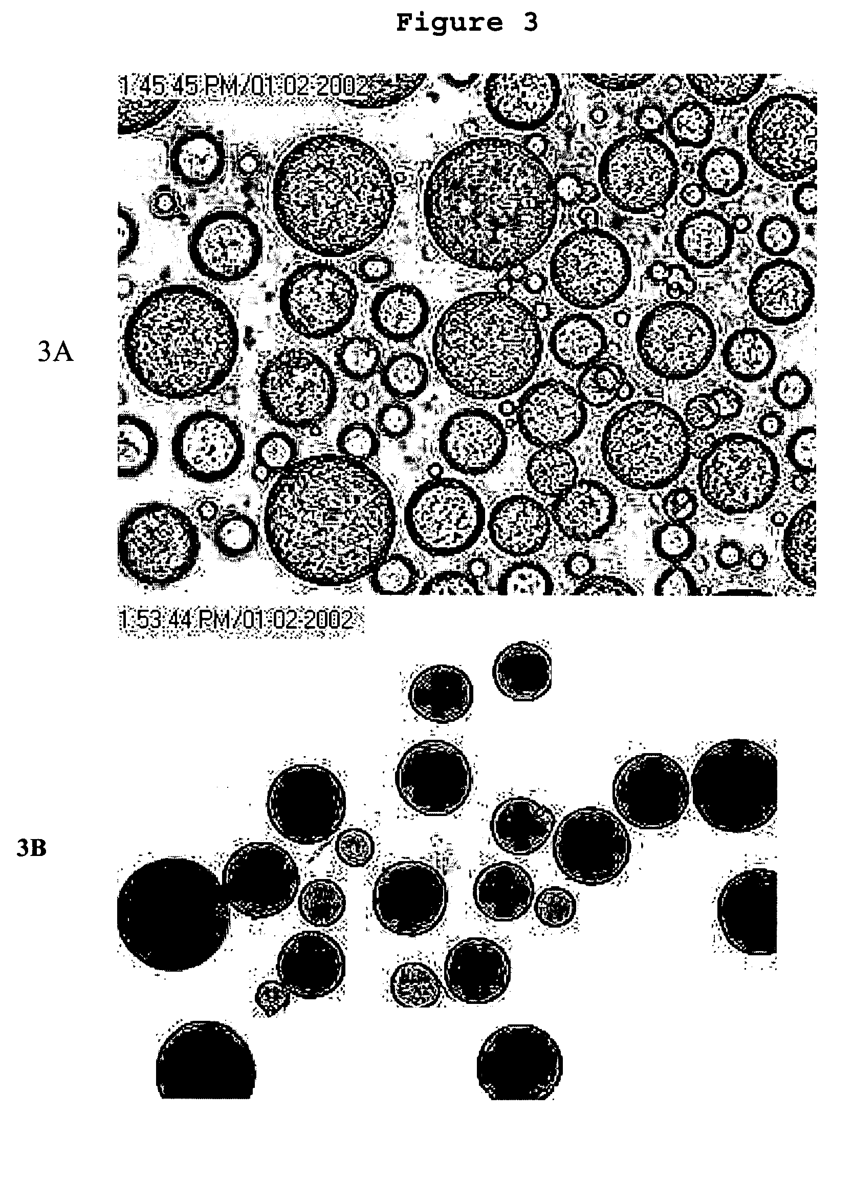 Aquespheres, their preparation and uses thereof