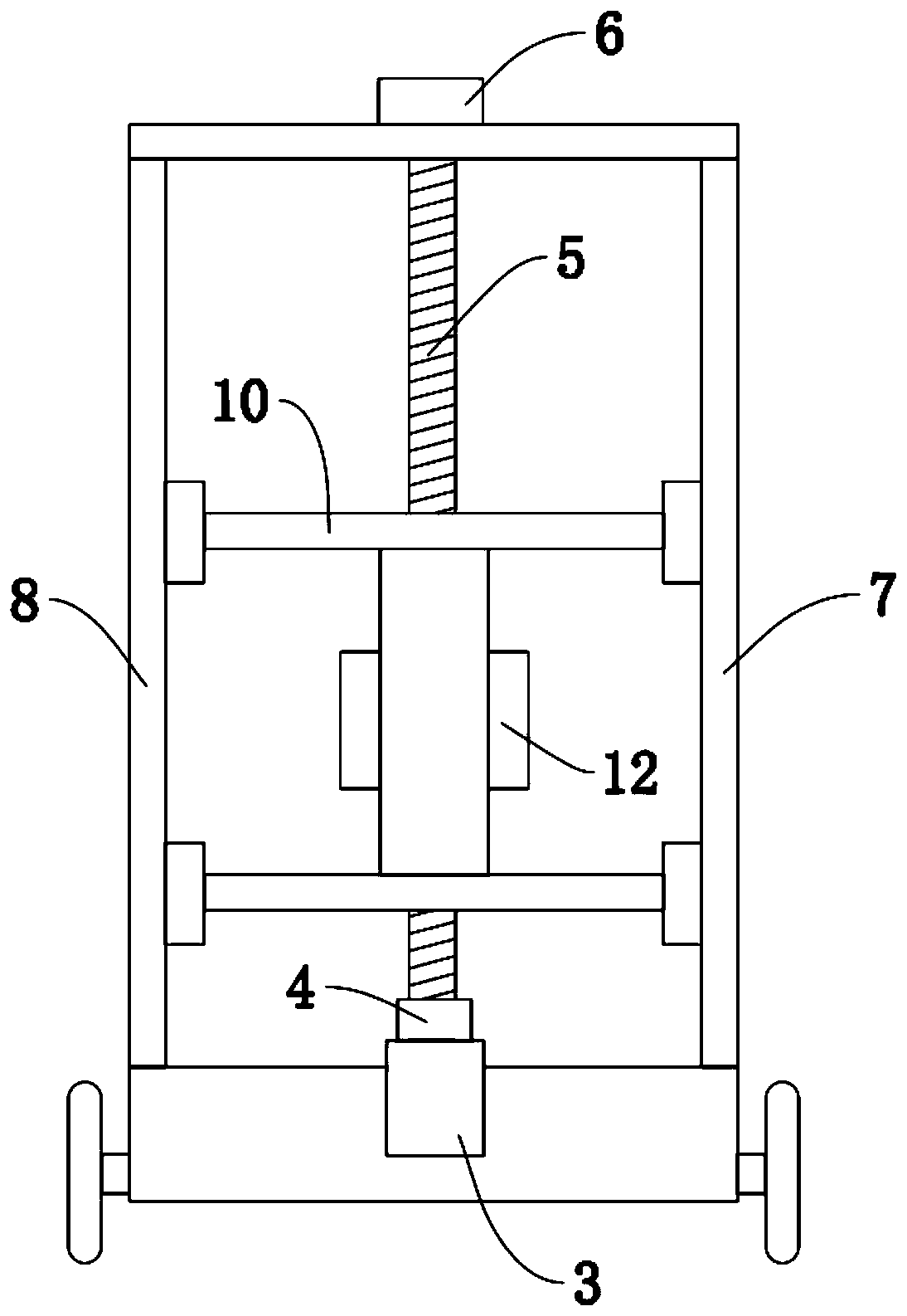 A lifting platform for logistics