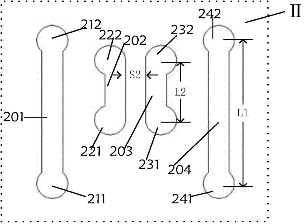 LTCC band-pass filter using feed structure to restrain third harmonics