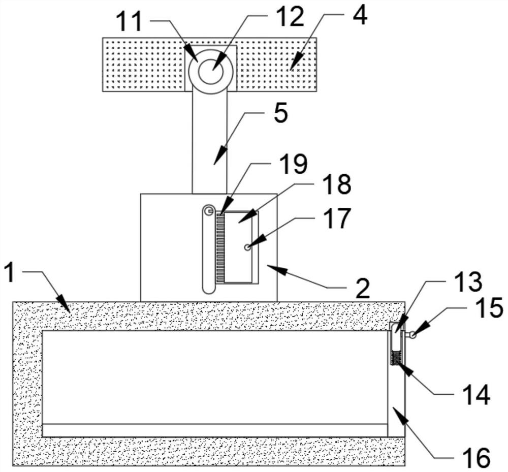 Mandibular bracket convenient to adjust in anesthesia operation