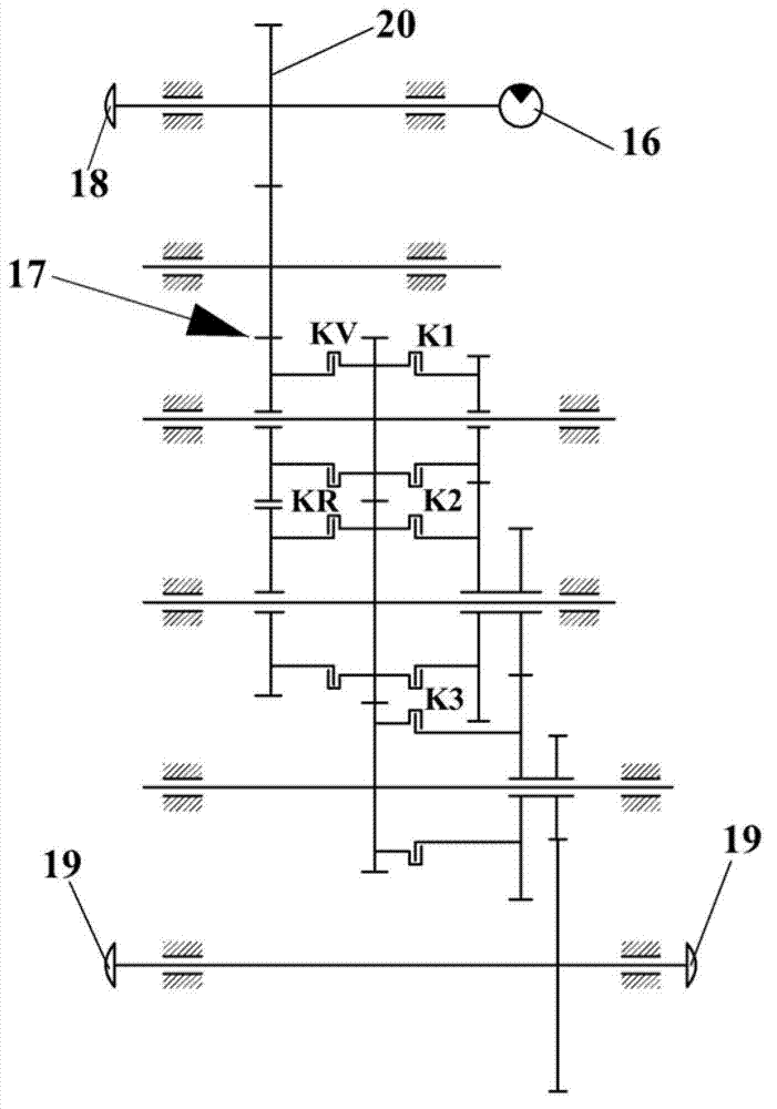 Mining anti-explosion diesel steel-wheel locomotive with drive system containing planet reducer