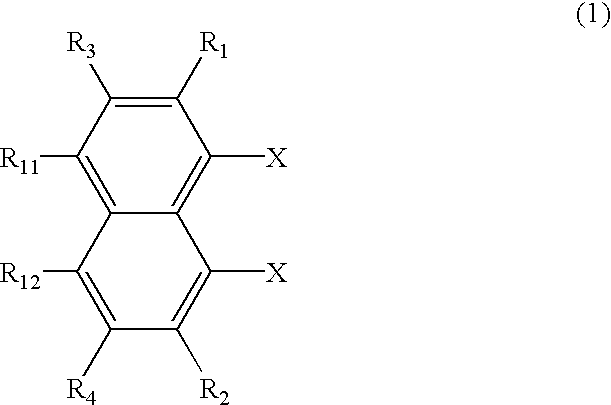 Perylene derivative synthesis process, perylene derivative and organic EL device