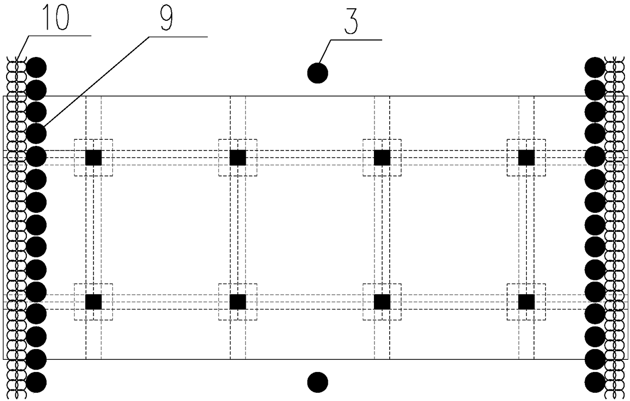 Underground reverse storey-adding construction method for overpass column pier foundation