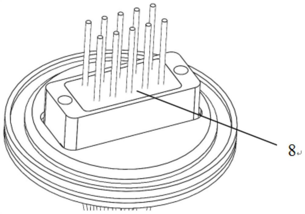 Optical fiber introduction device and optical fiber introduction method