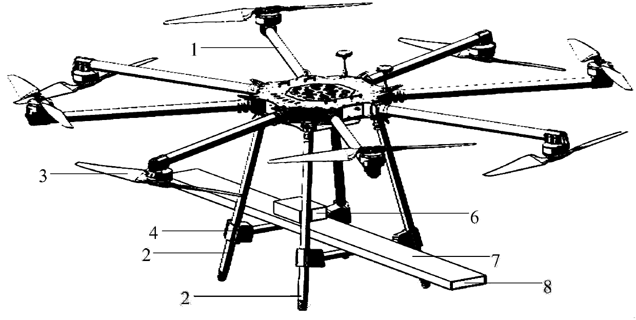 Soil and road surface conductivity measuring system mounted on UAV