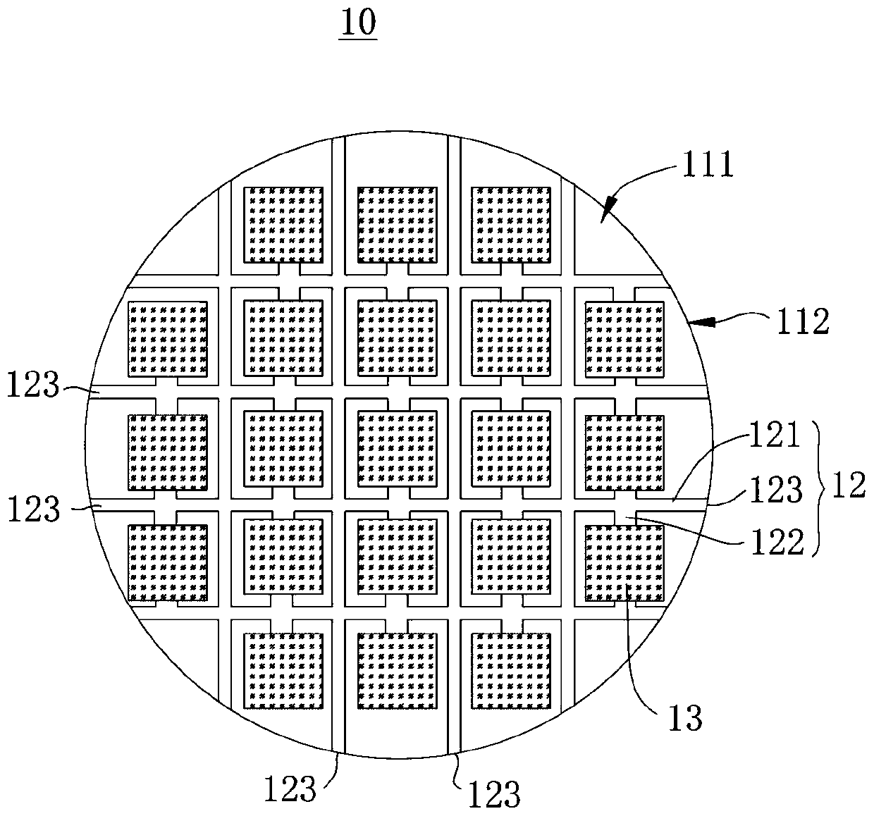 Chip cutting forming method and wafer