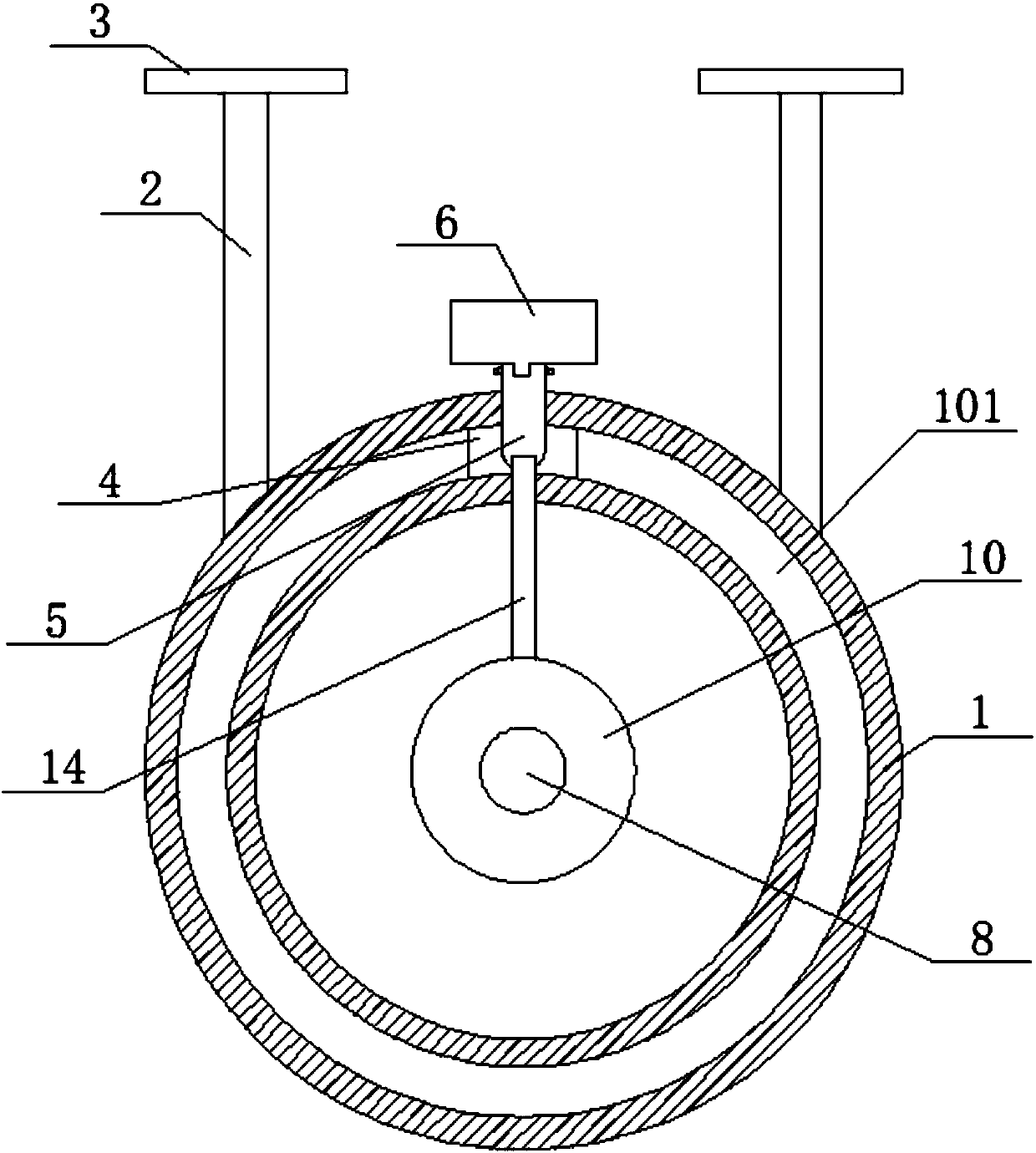 Device used for maintaining and cleaning cutting parts of computer numerical control machine tools
