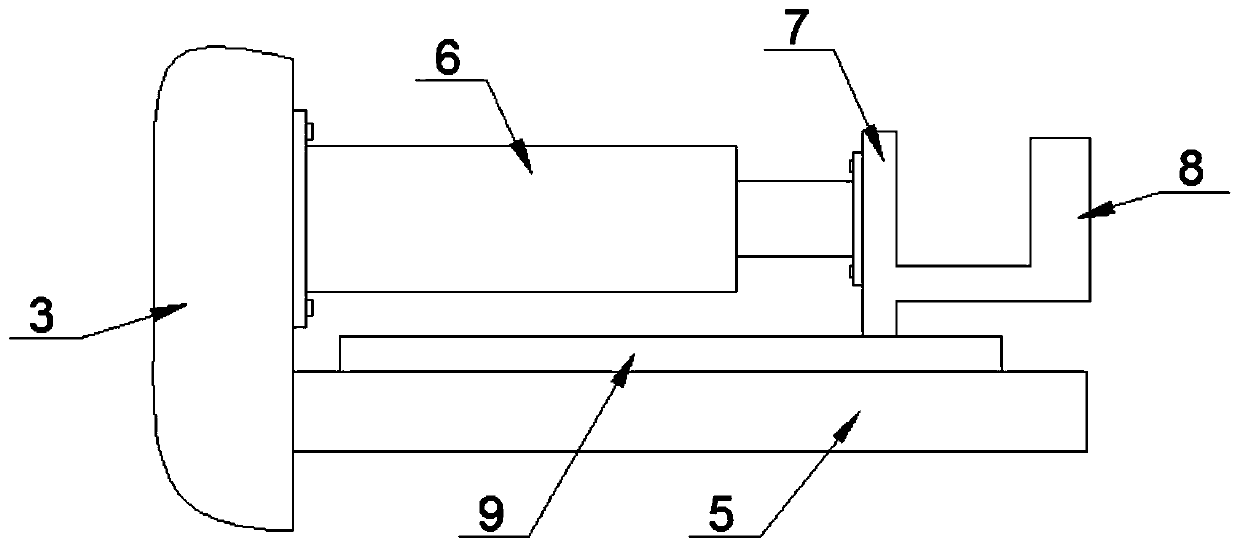 Brake abrasive disc performance detection device