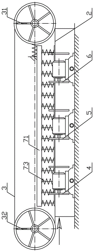 Double-edged four-angle blade continuous automatic grinding machine