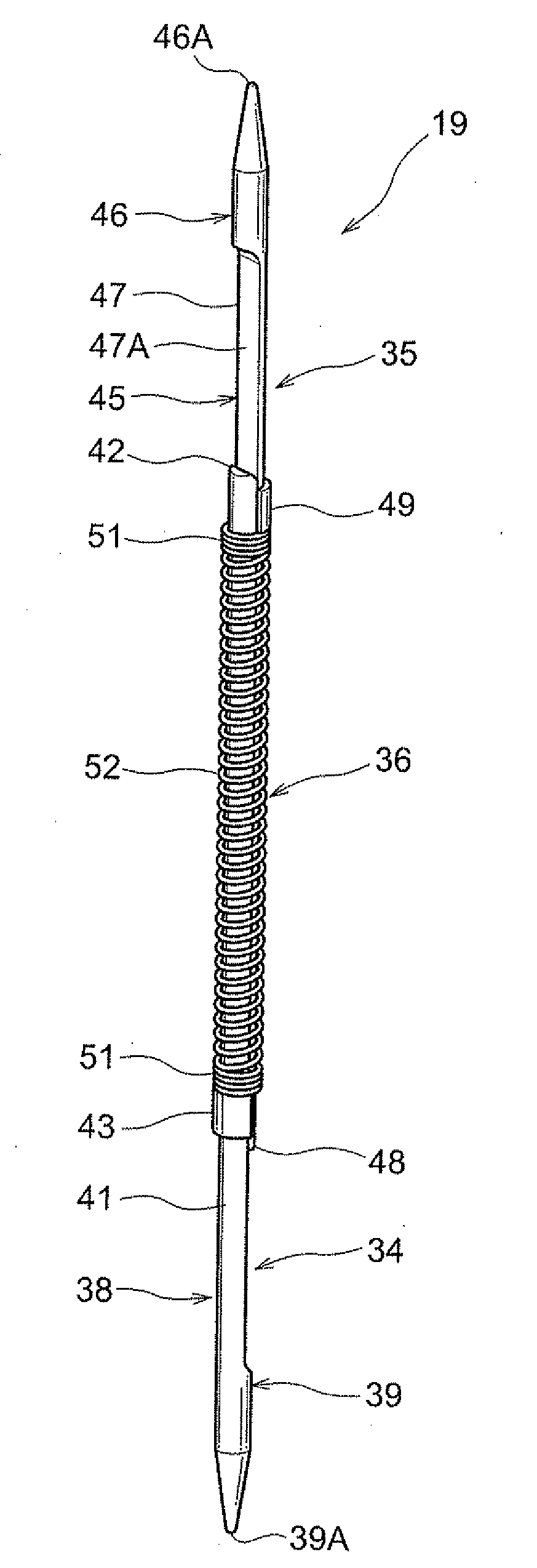 Contact and electrical connecting apparatus