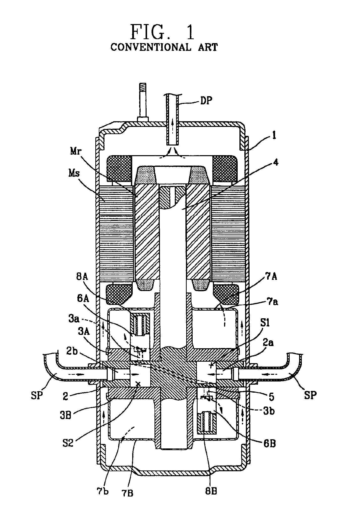 Compressor with Z-plate