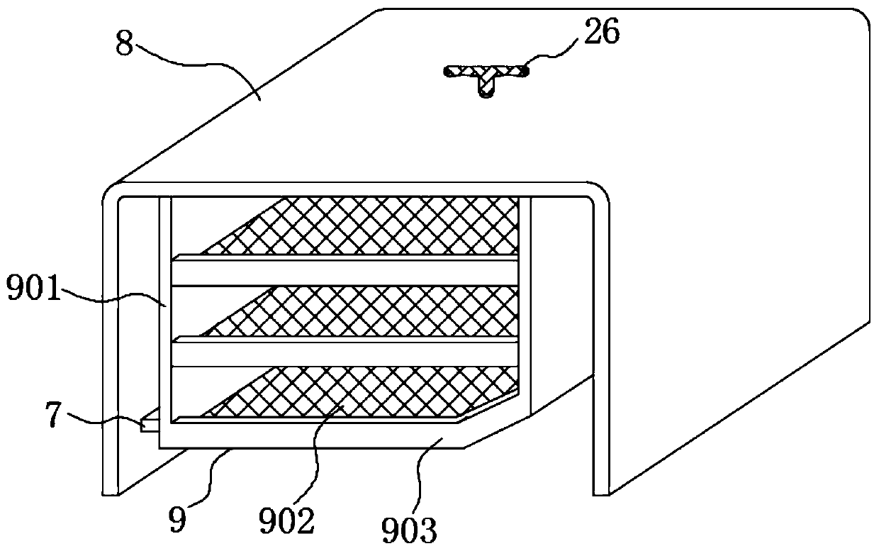 Fresh-keeping and freezing device for tilapia slices as well as processing method