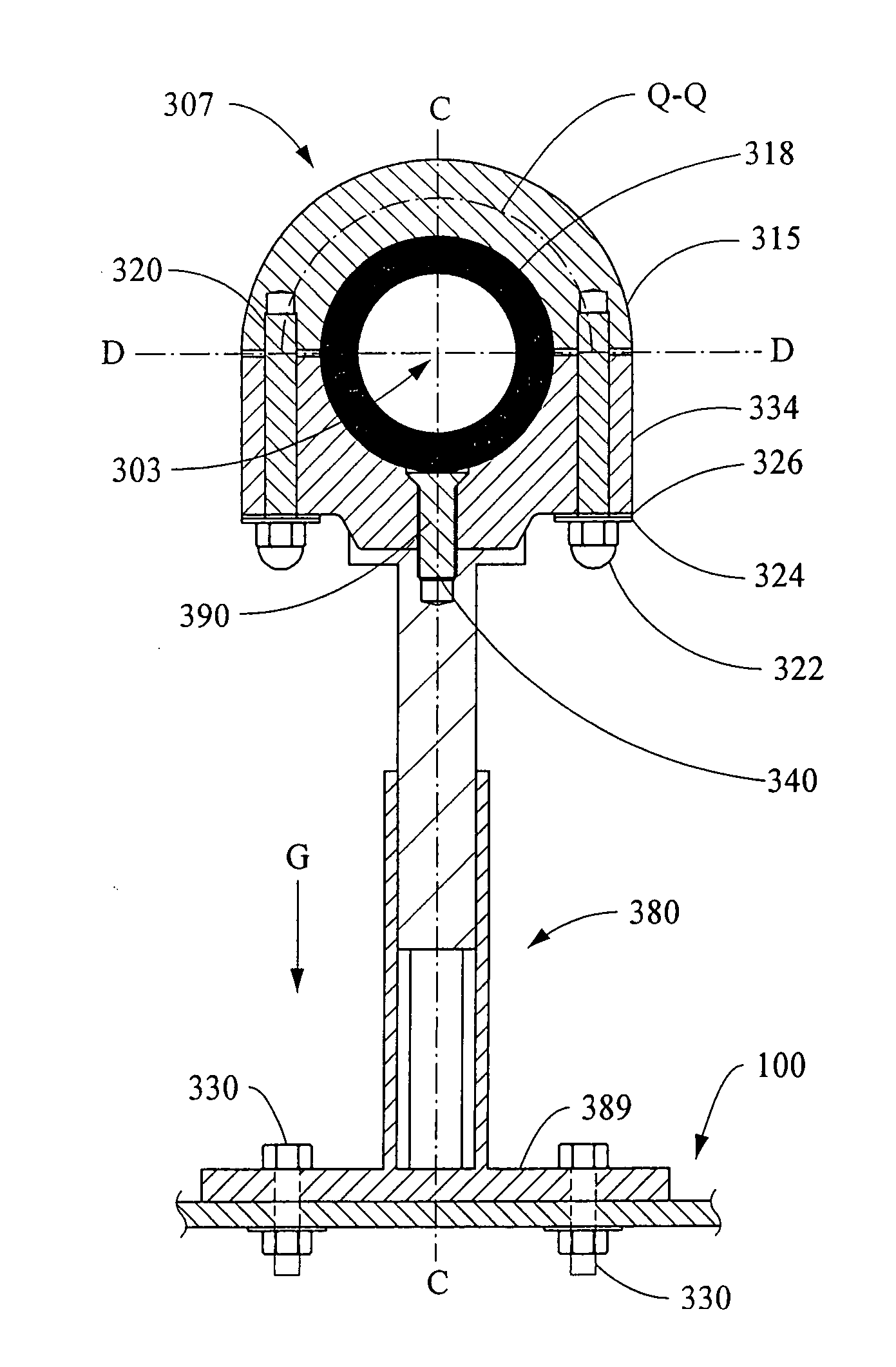 Sanitary conduit supports