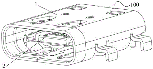 A type‑c socket connector