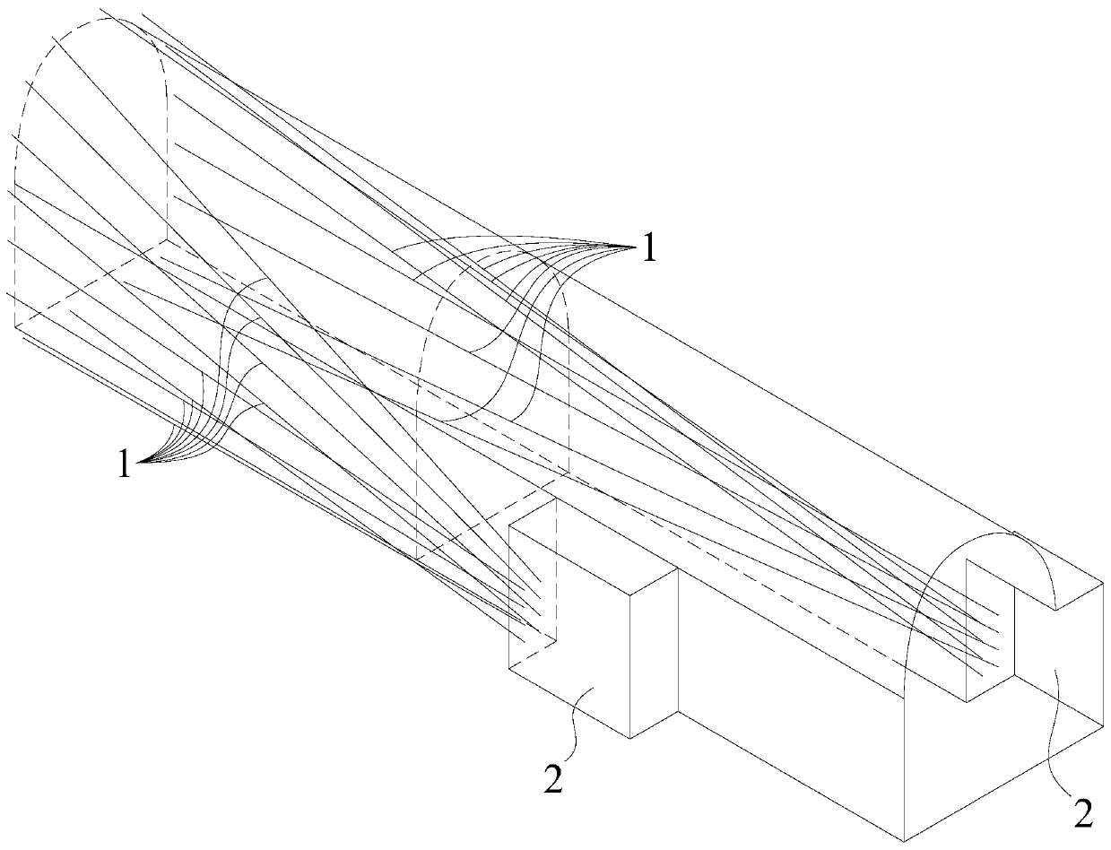 Method of intercepting gas gushing out from tunnel construction