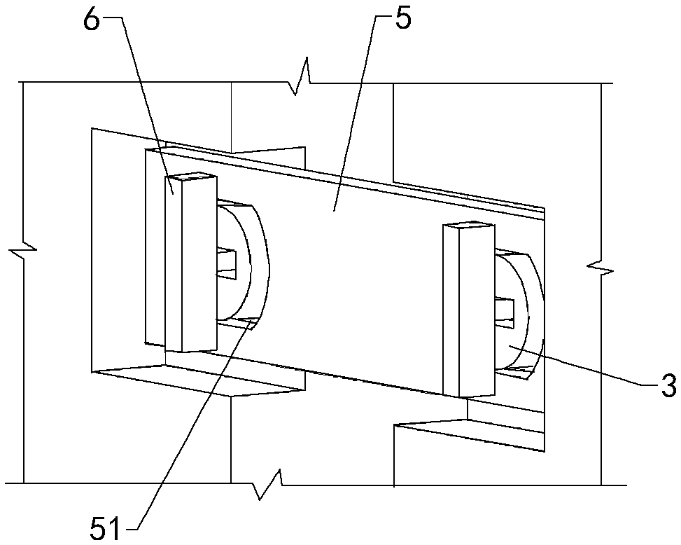 Connecting component of assembly type frame infilled wall and connecting method thereof