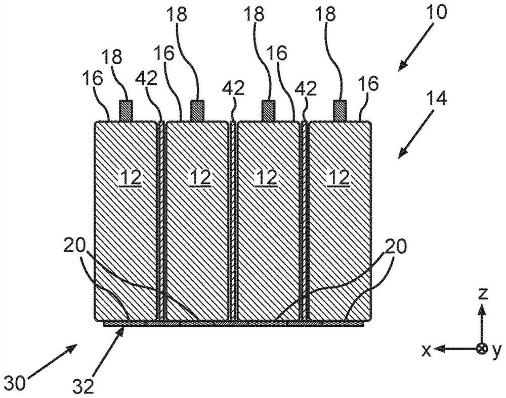 Battery cell arrangement having thermally conductive, electrically insulating insulating layer, motor vehicle and method for providing battery cell arrangement