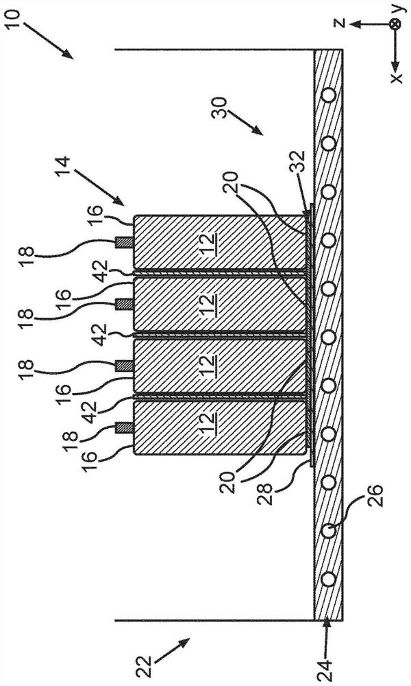 Battery cell arrangement having thermally conductive, electrically insulating insulating layer, motor vehicle and method for providing battery cell arrangement
